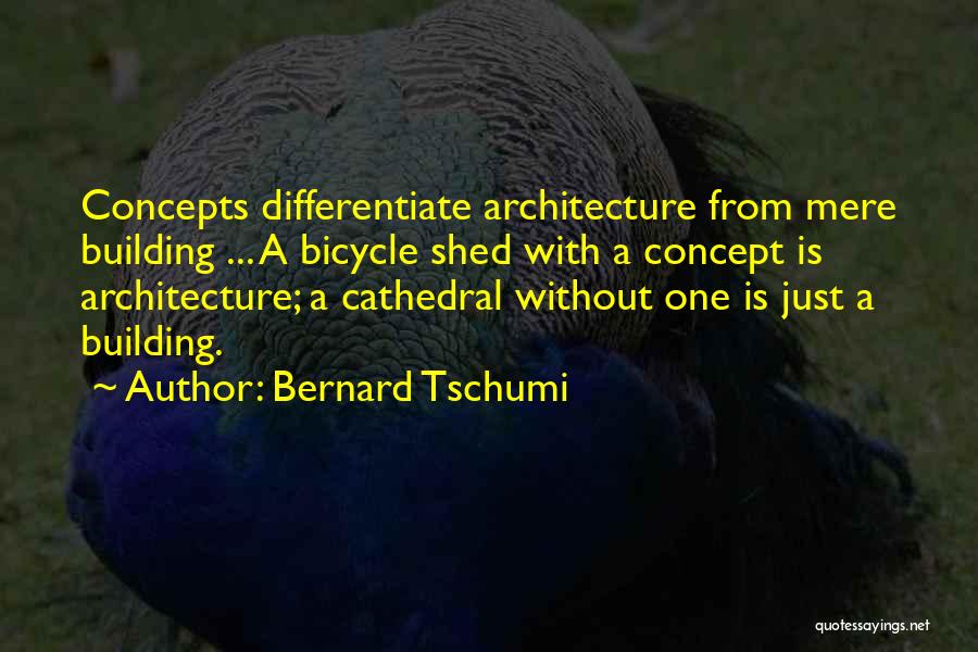 Building A Cathedral Quotes By Bernard Tschumi