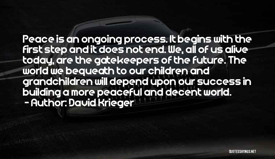 Building A Future Quotes By David Krieger