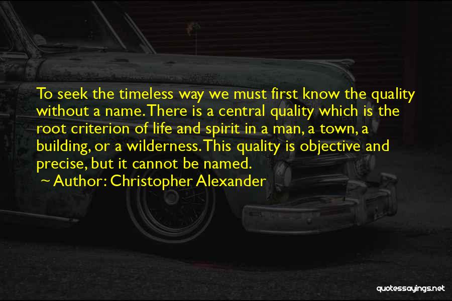 Building A Life With Someone Quotes By Christopher Alexander