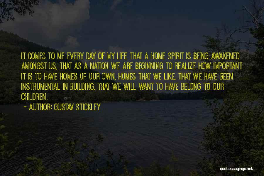 Building A Nation Quotes By Gustav Stickley
