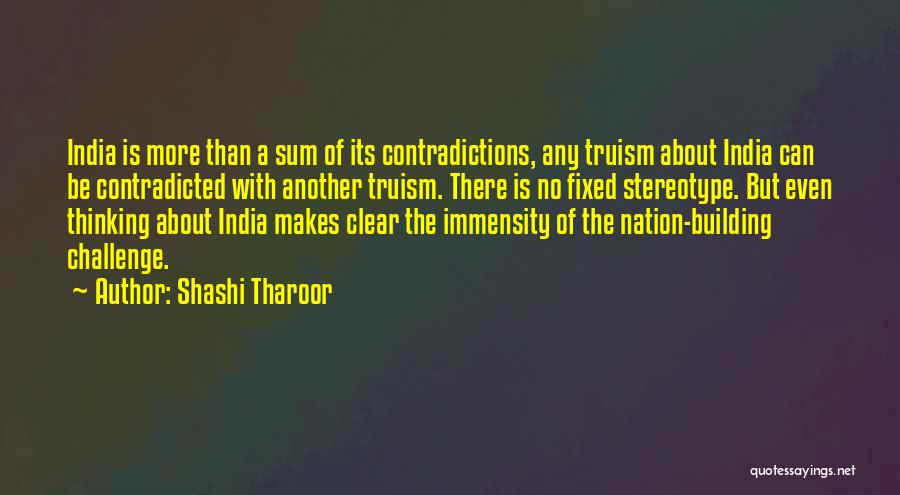 Building A Nation Quotes By Shashi Tharoor