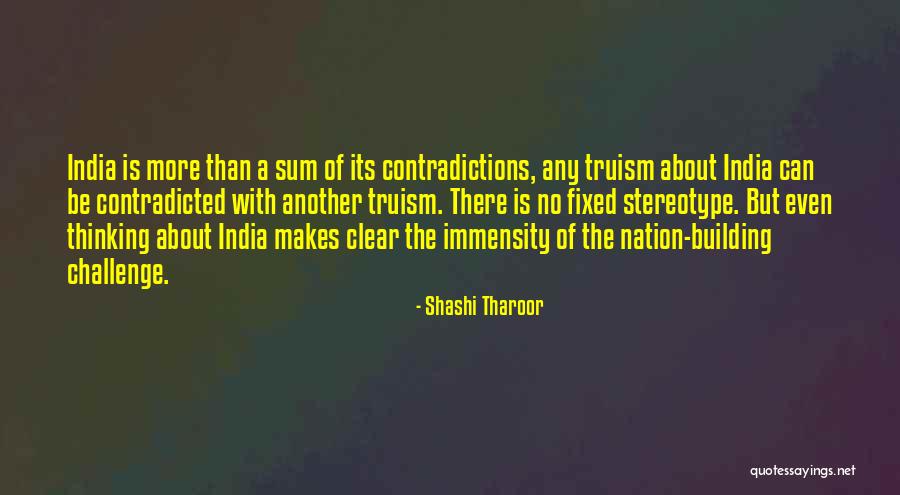 Building A Nation Quotes By Shashi Tharoor