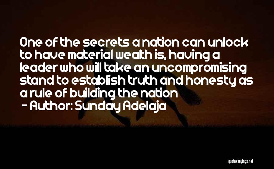 Building A Nation Quotes By Sunday Adelaja