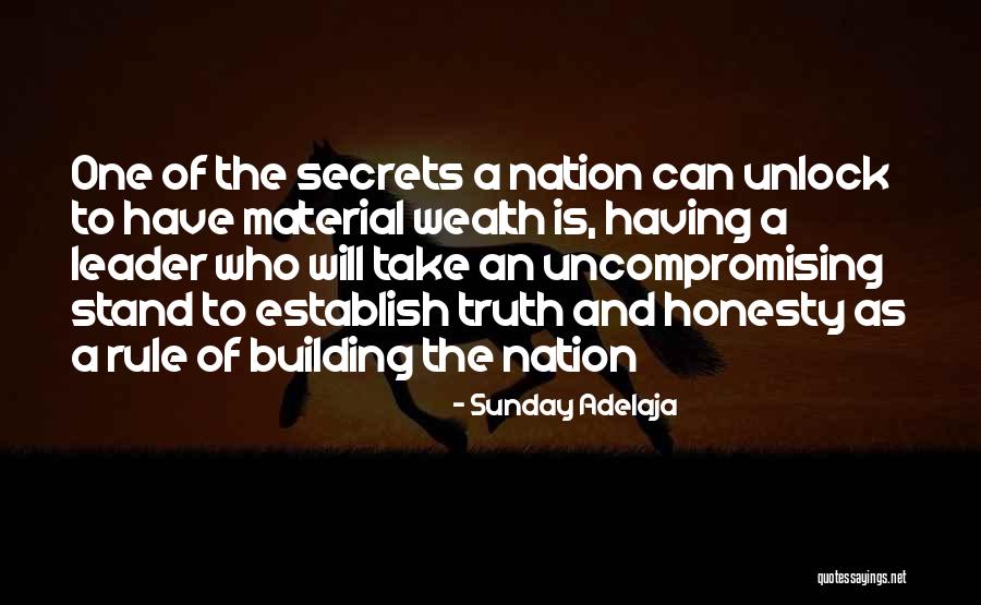 Building A Nation Quotes By Sunday Adelaja