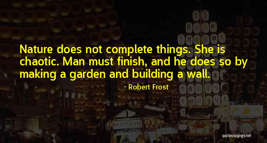 Building A Wall Quotes By Robert Frost