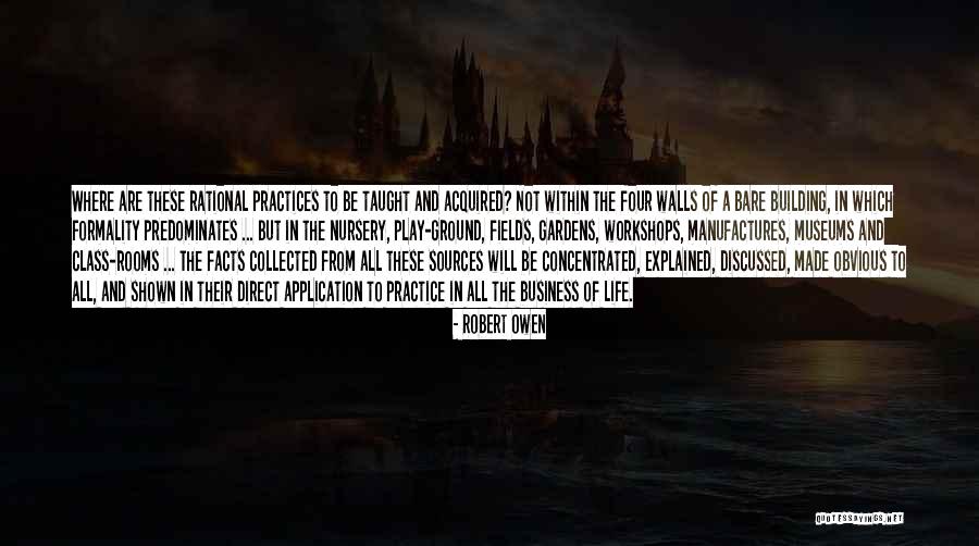 Building A Wall Quotes By Robert Owen Building A Wall Quotes By Robert Owen