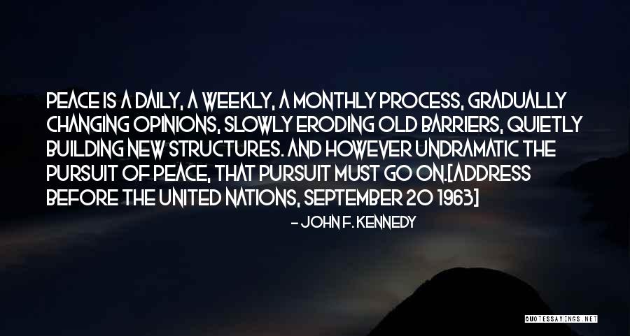 Building Change Quotes By John F. Kennedy Building Change Quotes By John F. Kennedy