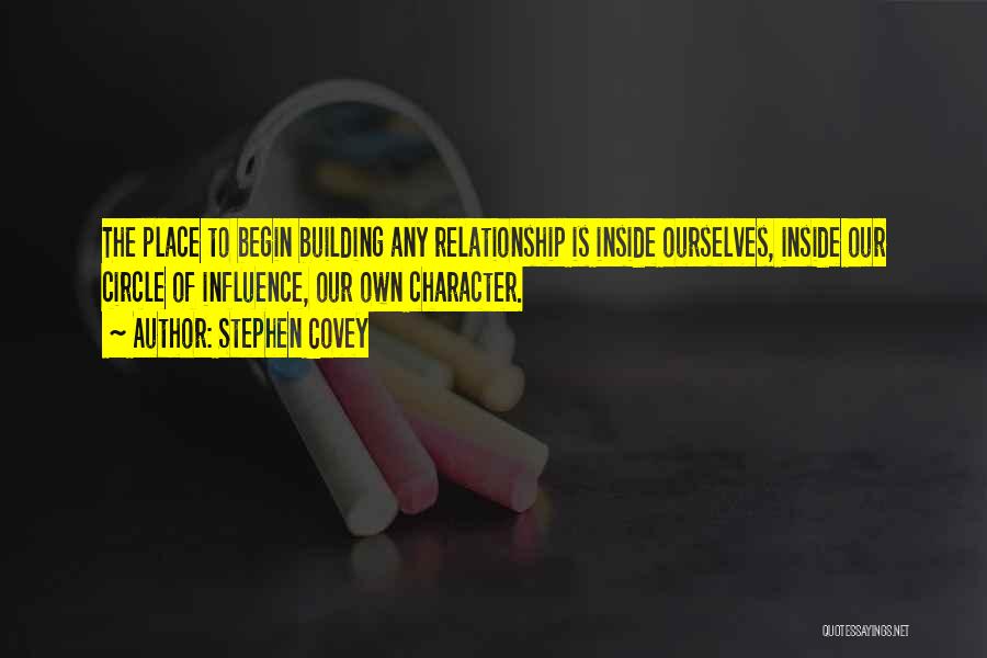 Building Character Quotes By Stephen Covey