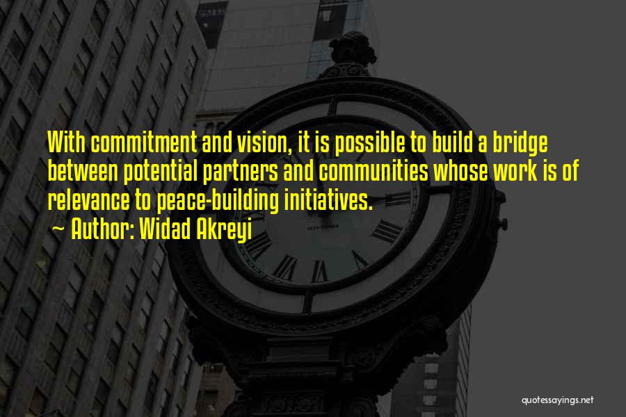 Building Communities Quotes By Widad Akreyi