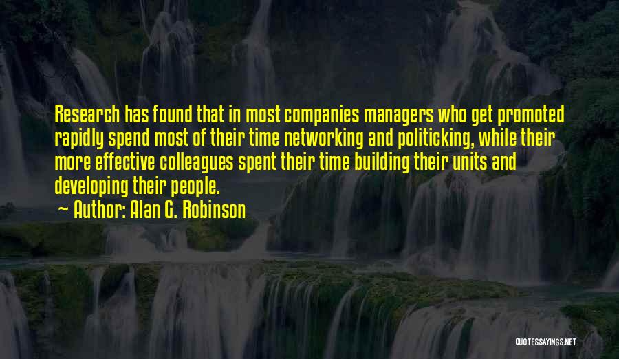 Building Companies Quotes By Alan G. Robinson