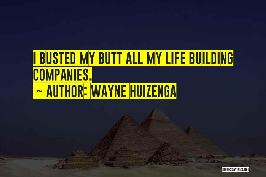 Building Companies Quotes By Wayne Huizenga