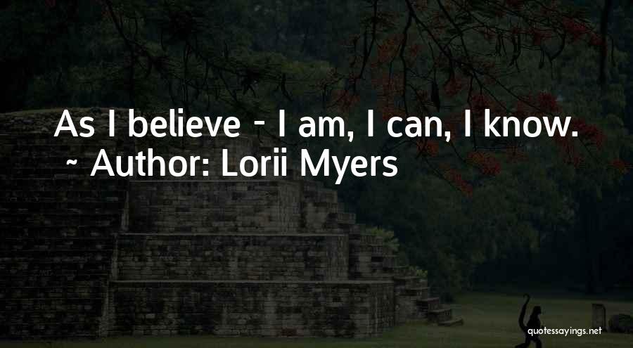 Building Confidence Quotes By Lorii Myers
