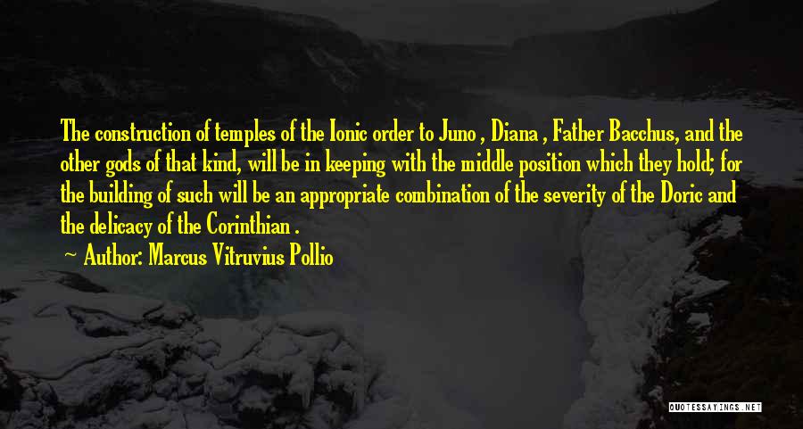 Building Construction Quotes By Marcus Vitruvius Pollio