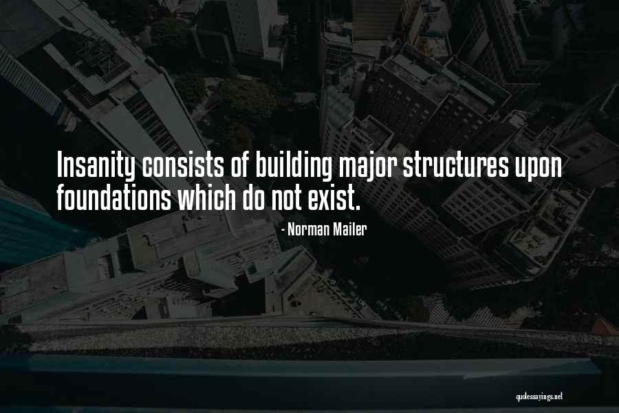 Building Foundations Quotes By Norman Mailer