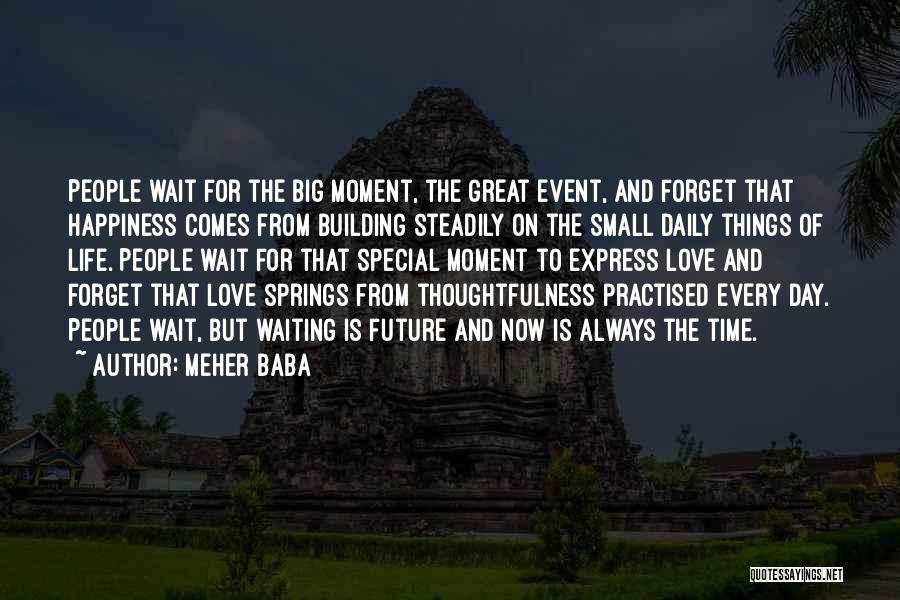 Building Great Things Quotes By Meher Baba