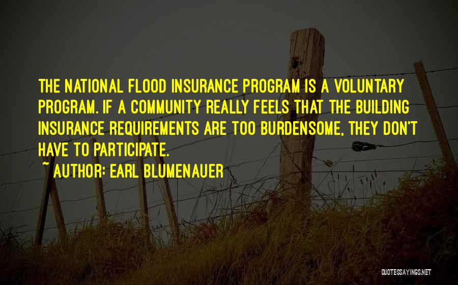 Building Insurance Quotes By Earl Blumenauer