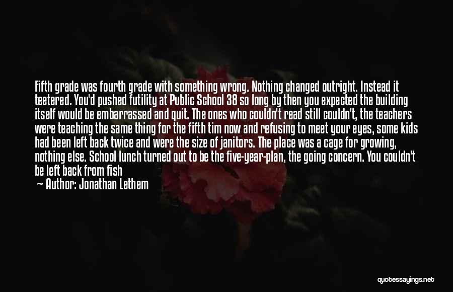 Building Projects Quotes By Jonathan Lethem