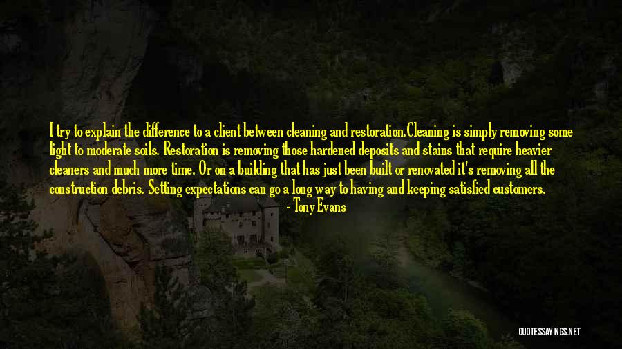 Building Restoration Quotes By Tony Evans