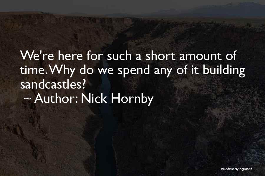 Building Sandcastles Quotes By Nick Hornby
