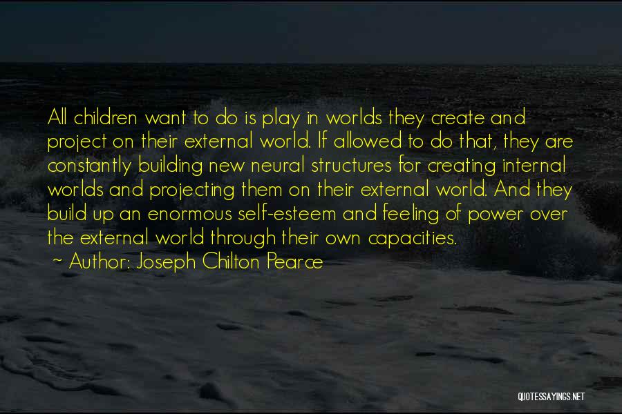 Building Self Esteem Quotes By Joseph Chilton Pearce