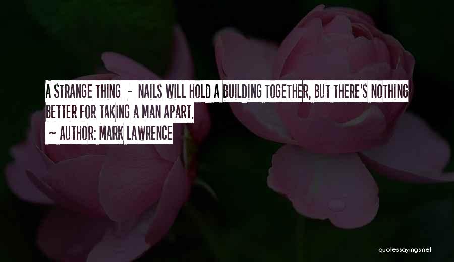 Building Together Quotes By Mark Lawrence
