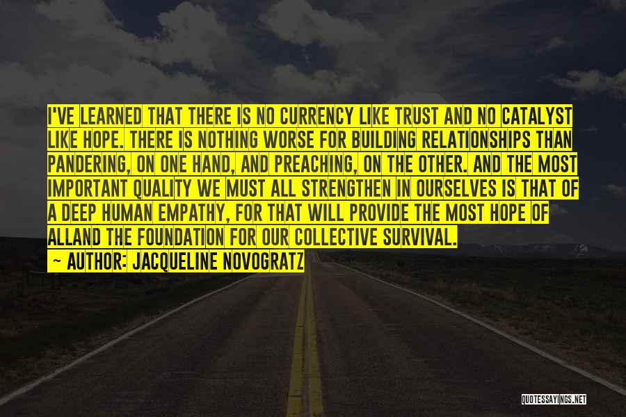 Building Trust Quotes By Jacqueline Novogratz