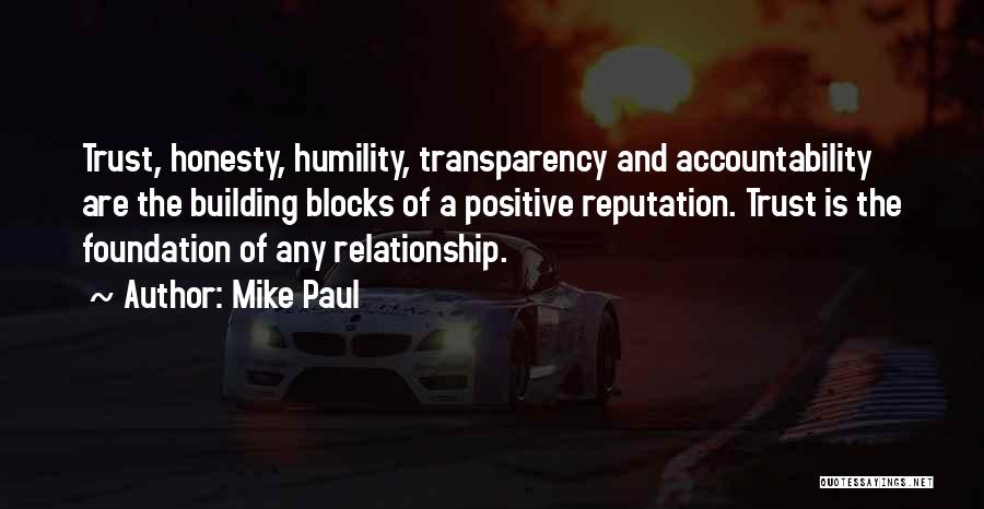 Building Trust Quotes By Mike Paul