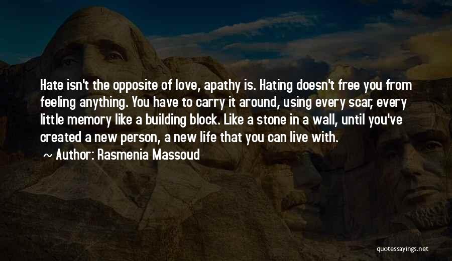 Building Walls Around Yourself Quotes By Rasmenia Massoud