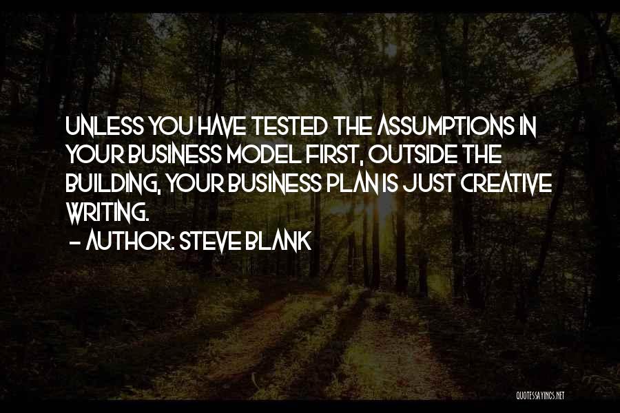 Building Your Business Quotes By Steve Blank