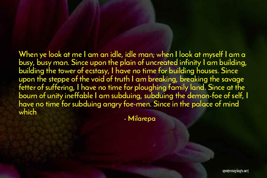 Building Your Own House Quotes By Milarepa