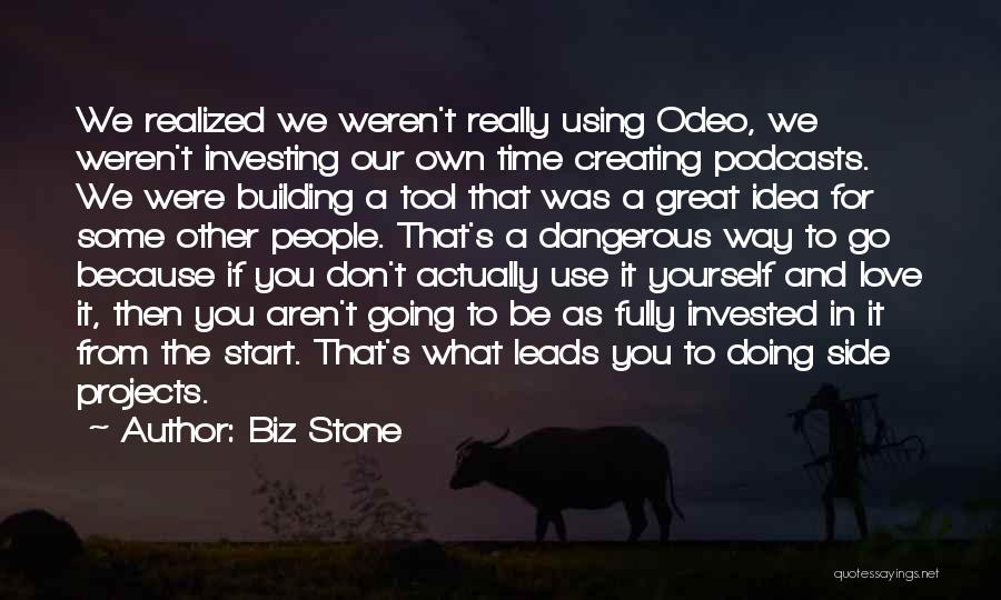 Building Yourself Quotes By Biz Stone