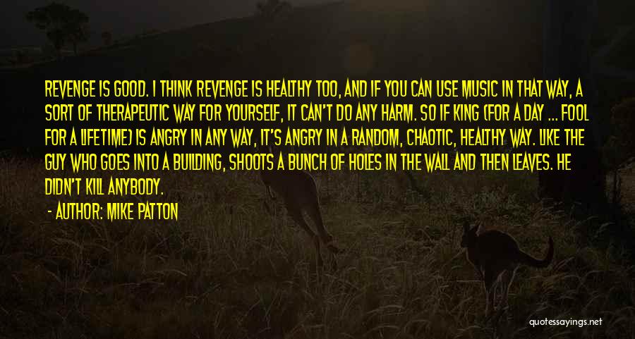 Building Yourself Quotes By Mike Patton