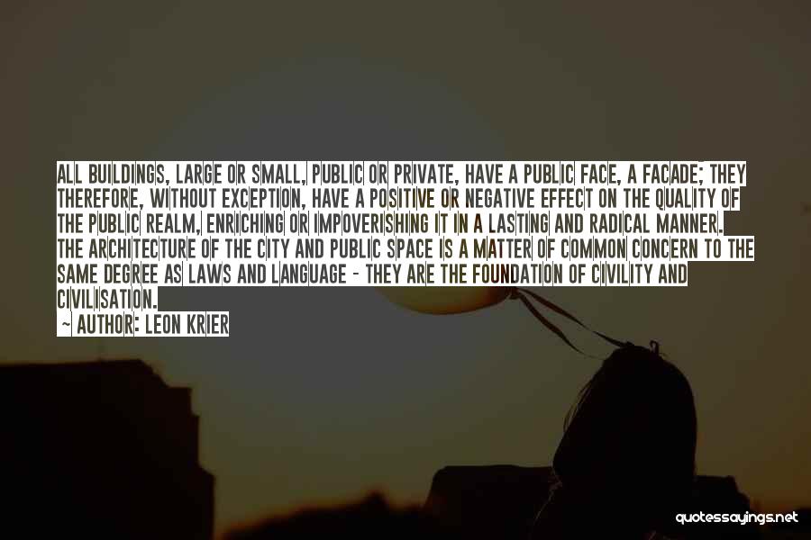 Buildings And Architecture Quotes By Leon Krier