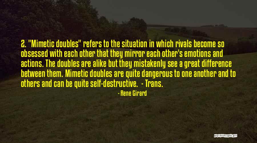 Buildup In Hair Quotes By Rene Girard