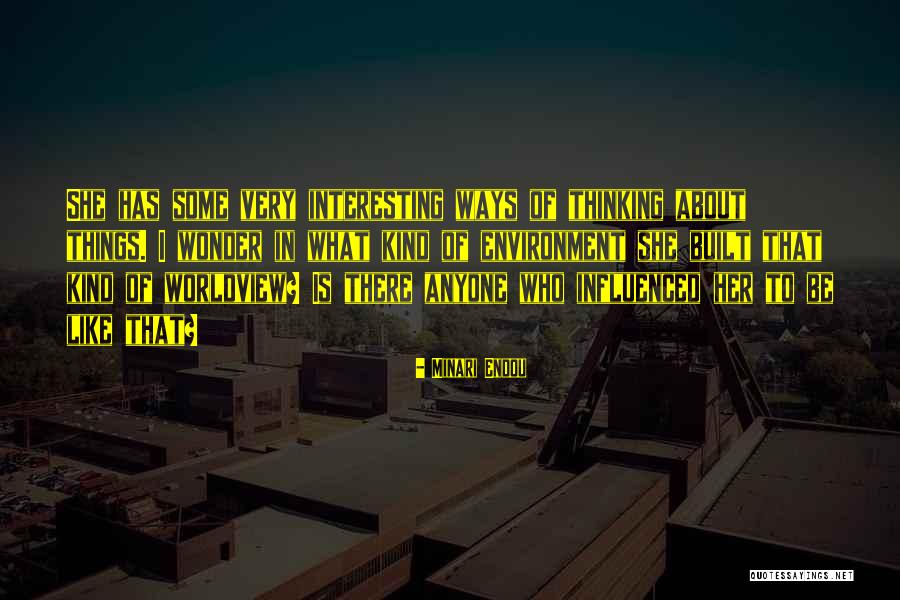 Built Environment Quotes By Minari Endou