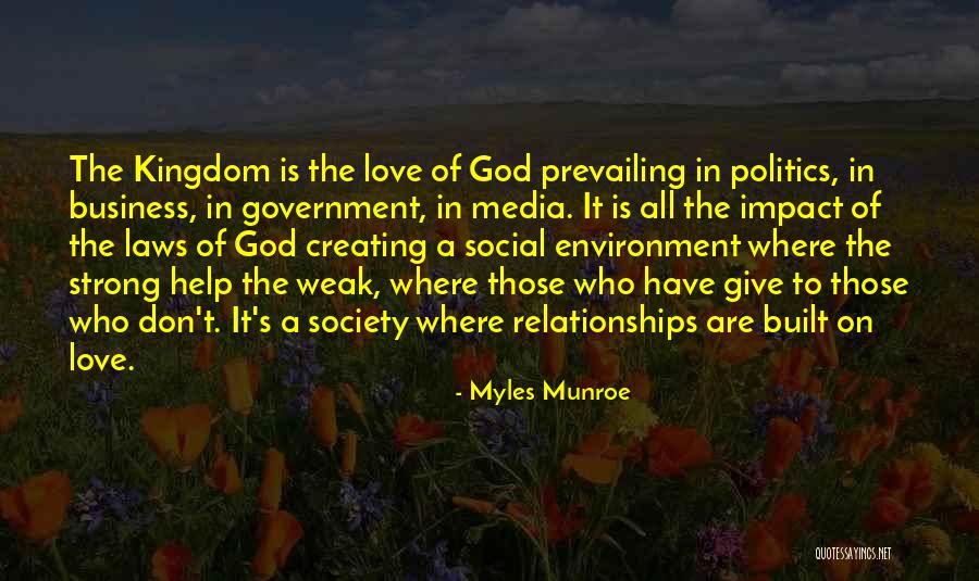 Built Environment Quotes By Myles Munroe