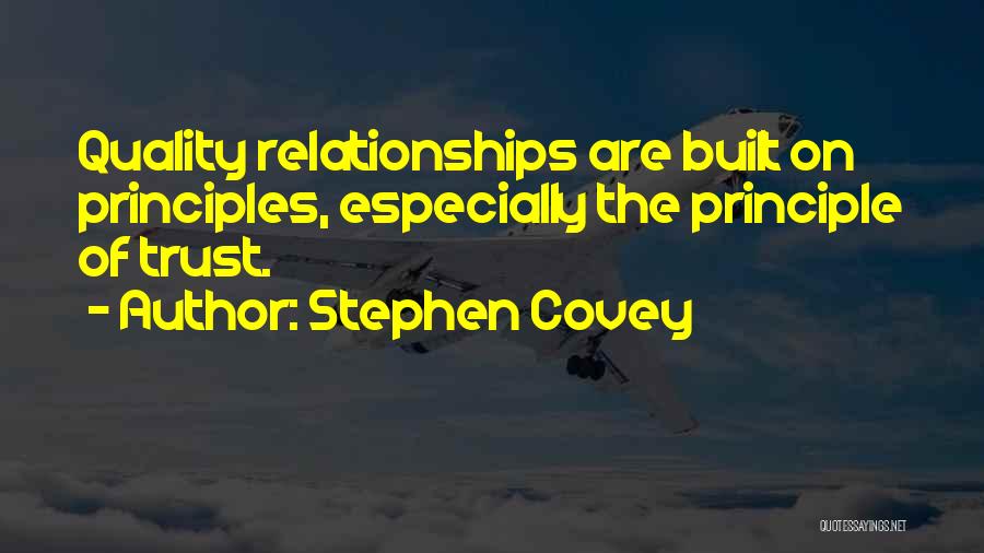 Built In Quality Quotes By Stephen Covey