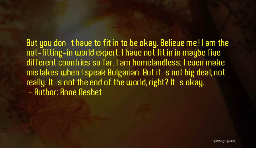 Bulgarian Quotes By Anne Nesbet