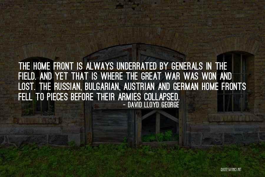 Bulgarian Quotes By David Lloyd George