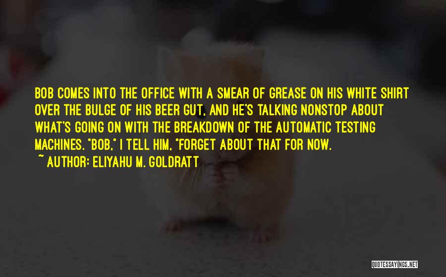 Bulge Quotes By Eliyahu M. Goldratt