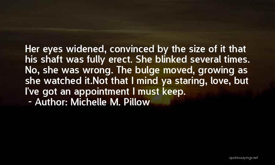 Bulge Quotes By Michelle M. Pillow