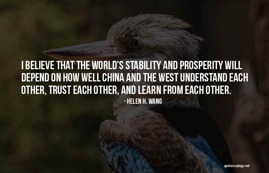 Bulirsch Stoer Quotes By Helen H. Wang Bulirsch Stoer Quotes By Helen H. Wang