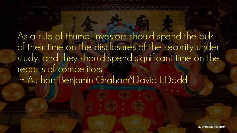 Bulk Quotes By Benjamin Graham^David L.Dodd