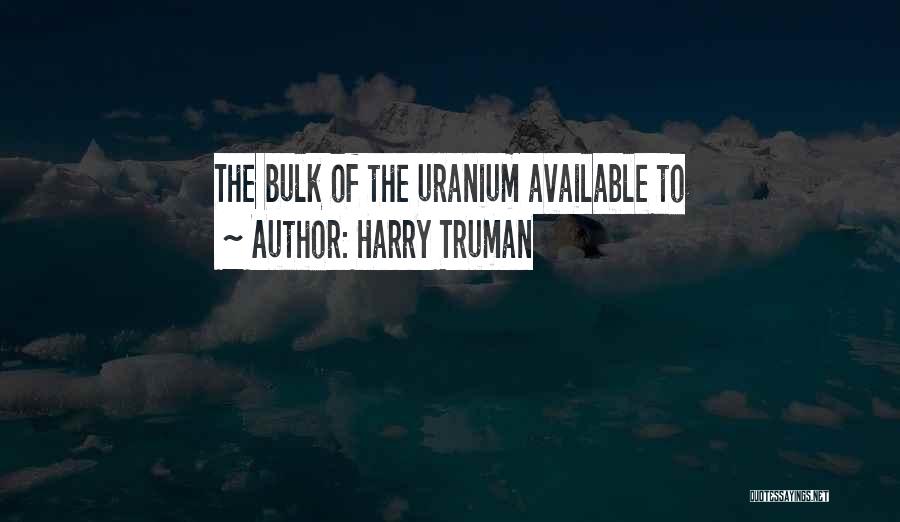 Bulk Quotes By Harry Truman