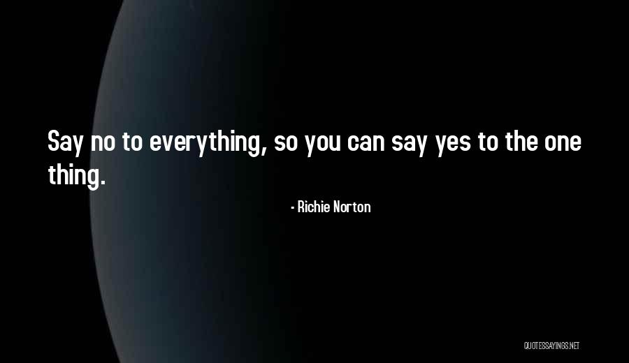 Bulkily Valley Quotes By Richie Norton