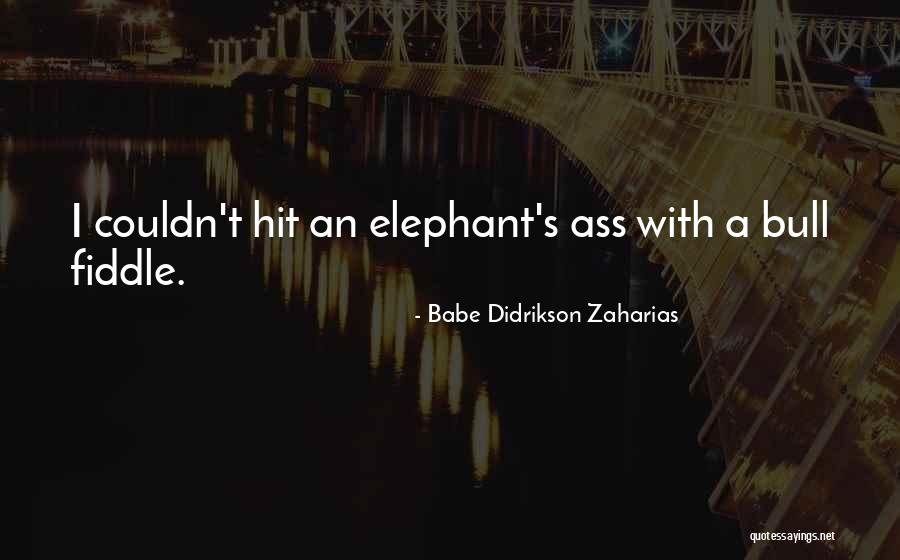 Bull Quotes By Babe Didrikson Zaharias Bull Quotes By Babe Didrikson Zaharias