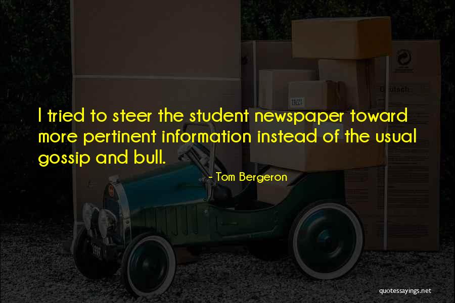 Bull Quotes By Tom Bergeron Bull Quotes By Tom Bergeron