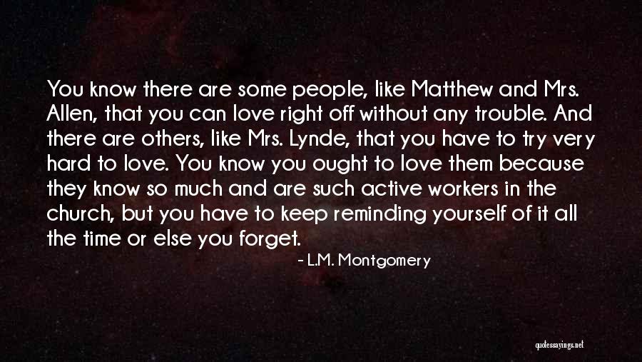 Bull Sharks In Florida Quotes By L.M. Montgomery Bull Sharks In Florida Quotes By L.M. Montgomery