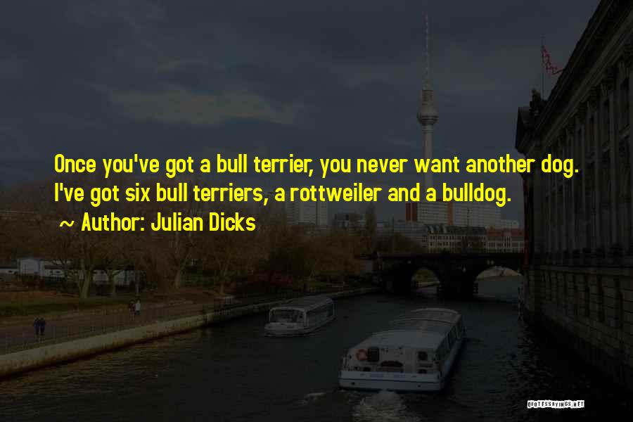 Bull Terriers Quotes By Julian Dicks