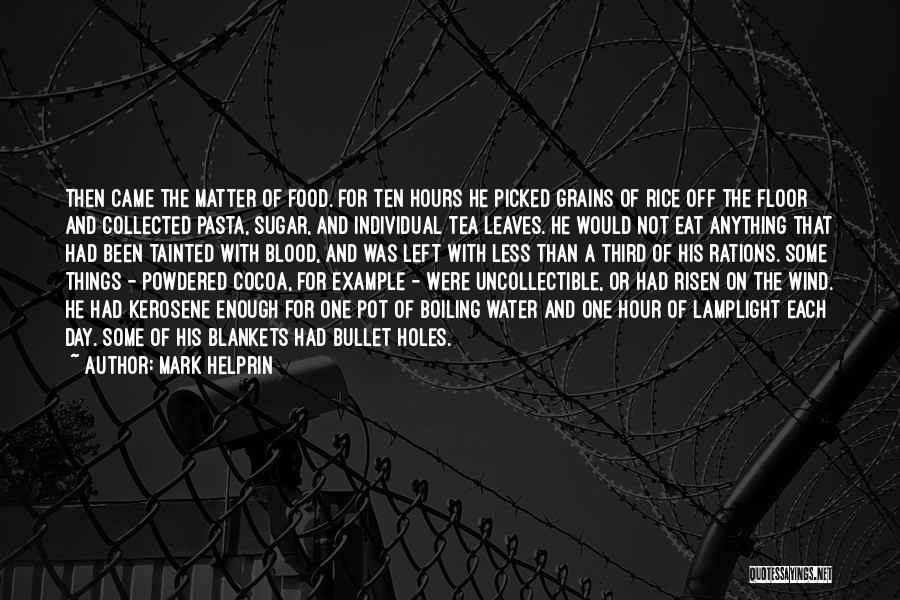 Bullet Holes Quotes By Mark Helprin